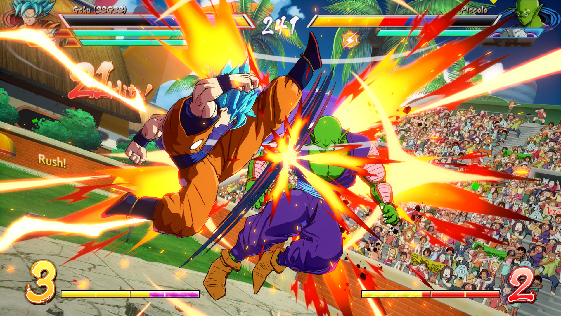 DRAGON BALL FighterZ - SSGSS Goku and SSGSS Vegeta Unlock screenshot 4