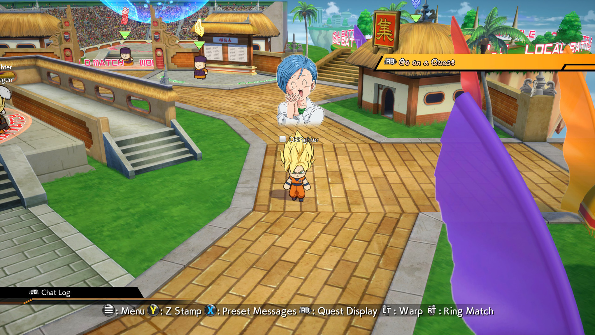 DRAGON BALL FighterZ - Stamps: Girls Pack screenshot 1