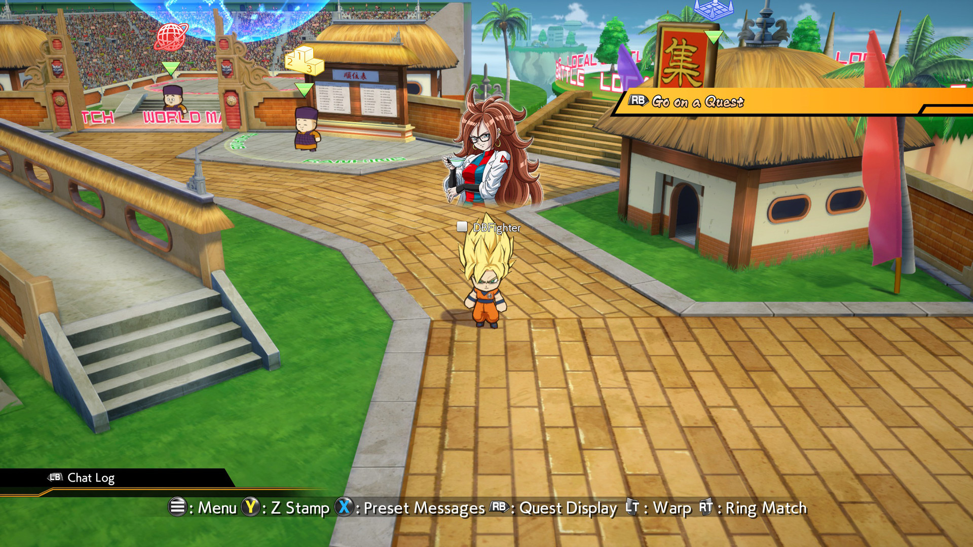 DRAGON BALL FighterZ - Stamps: Girls Pack screenshot 3