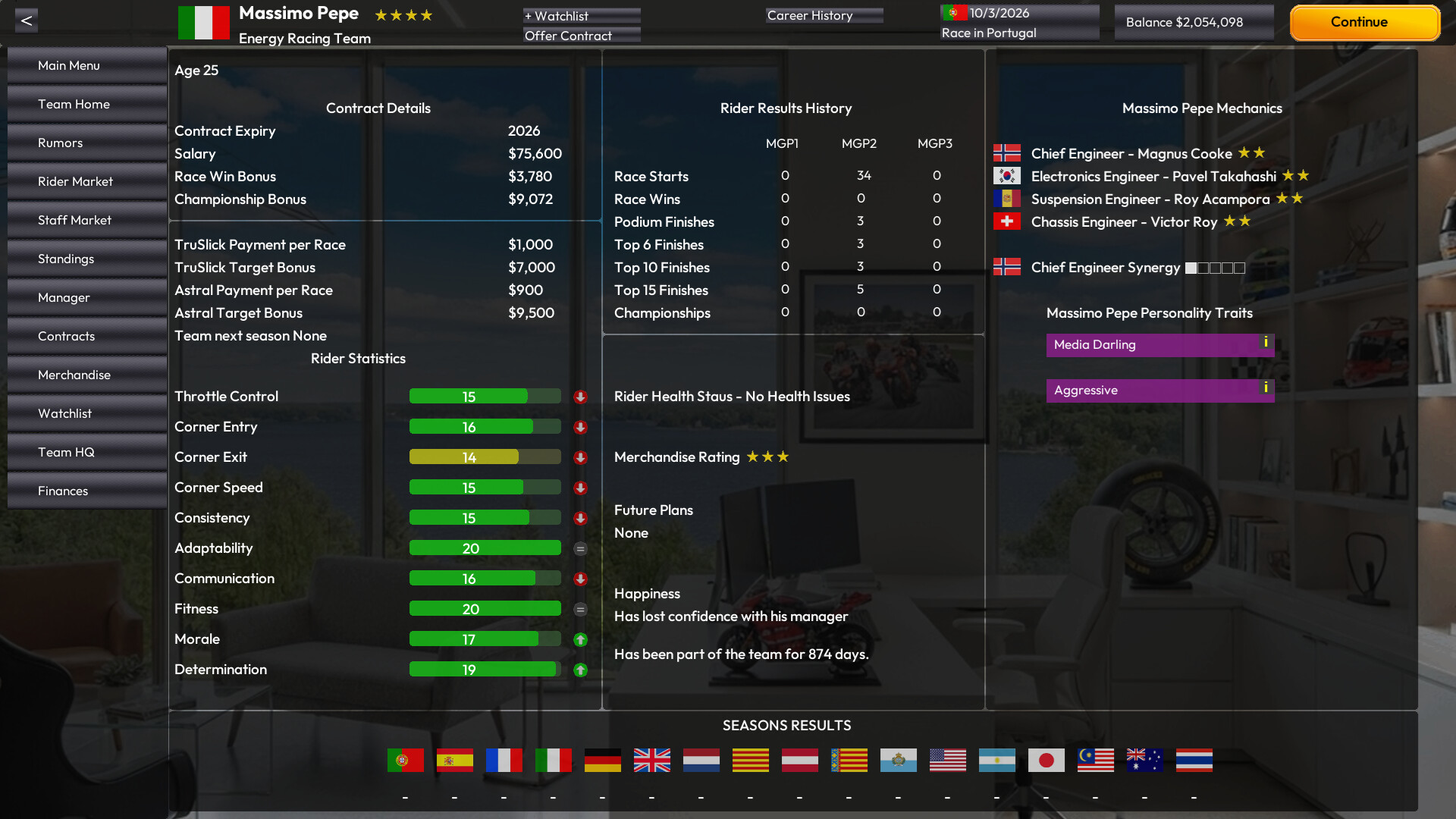 MGP Manager screenshot 2