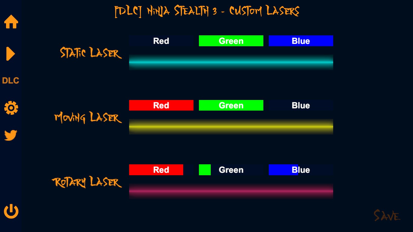 Ninja Stealth 3 - Custom Lasers screenshot 2