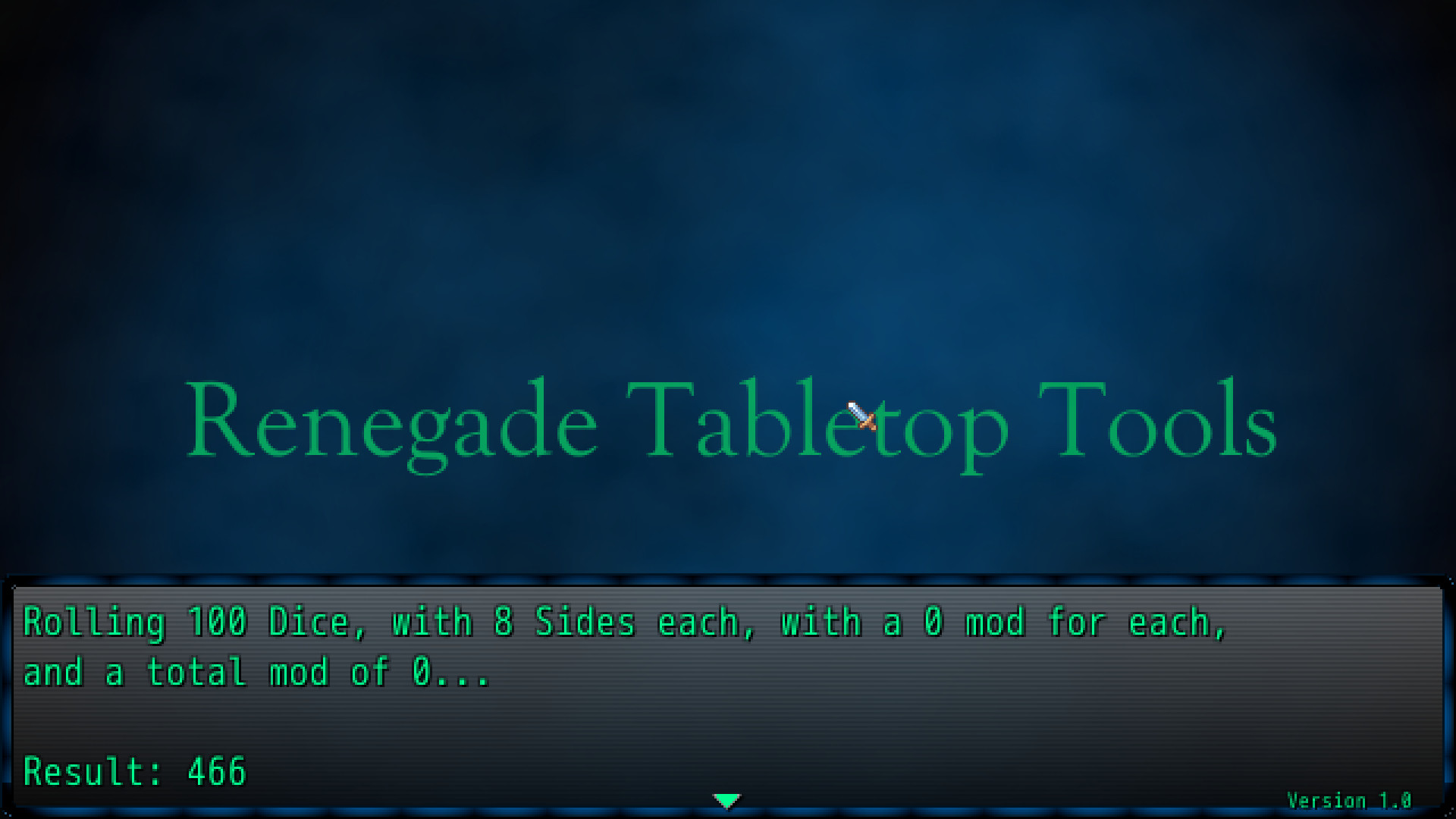 Renegade Tabletop Tools System screenshot 3