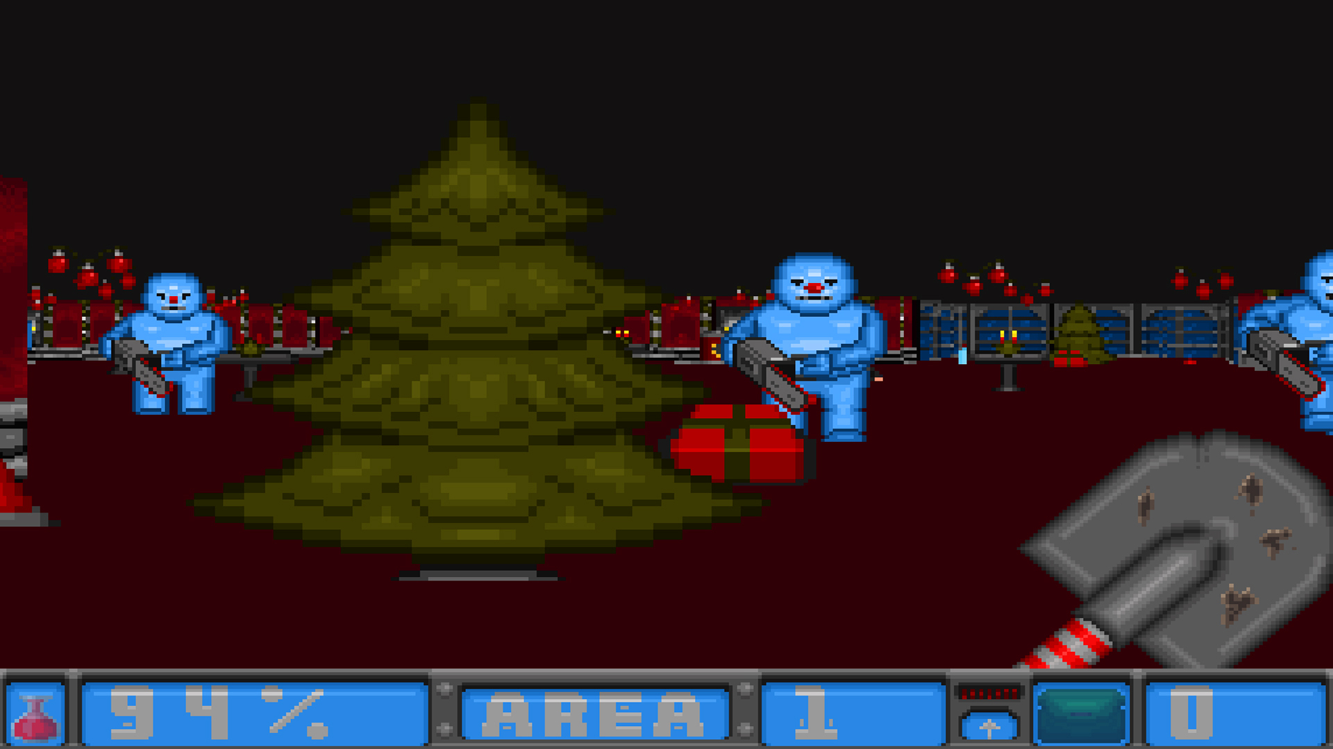 Super Meat Shooter - Happy Meat Winter screenshot 3