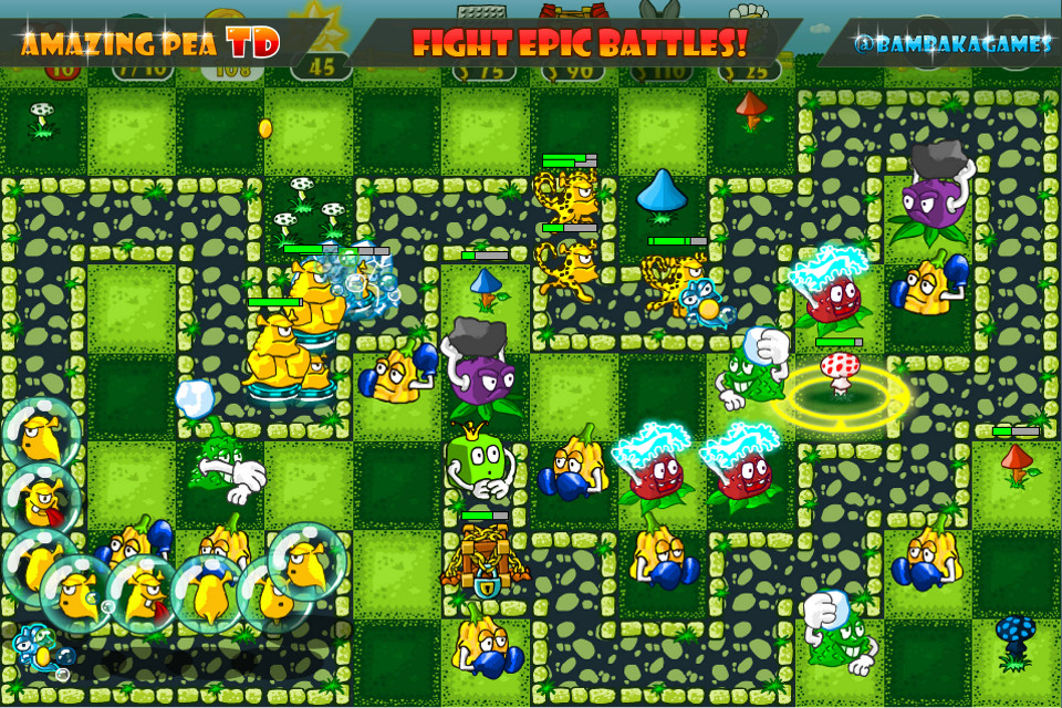 Amazing Pea TD screenshot 1