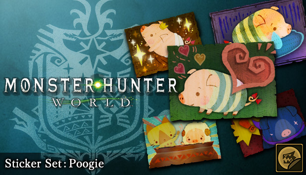 Steam：Monster Hunter: World - 追加スタンプセット「プーギー