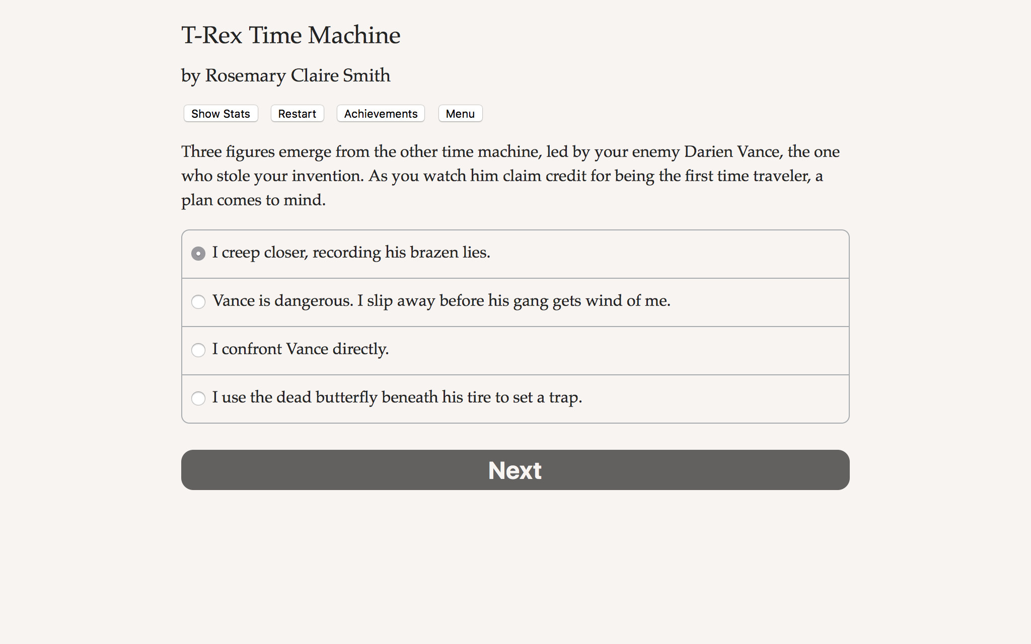 T-Rex Time Machine screenshot 3