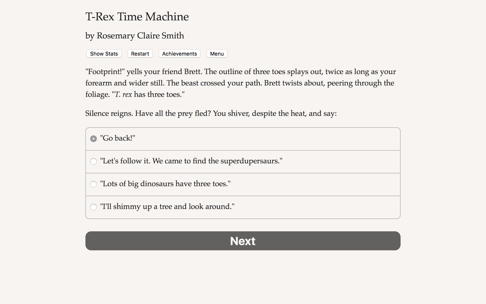 T-Rex Time Machine screenshot 5