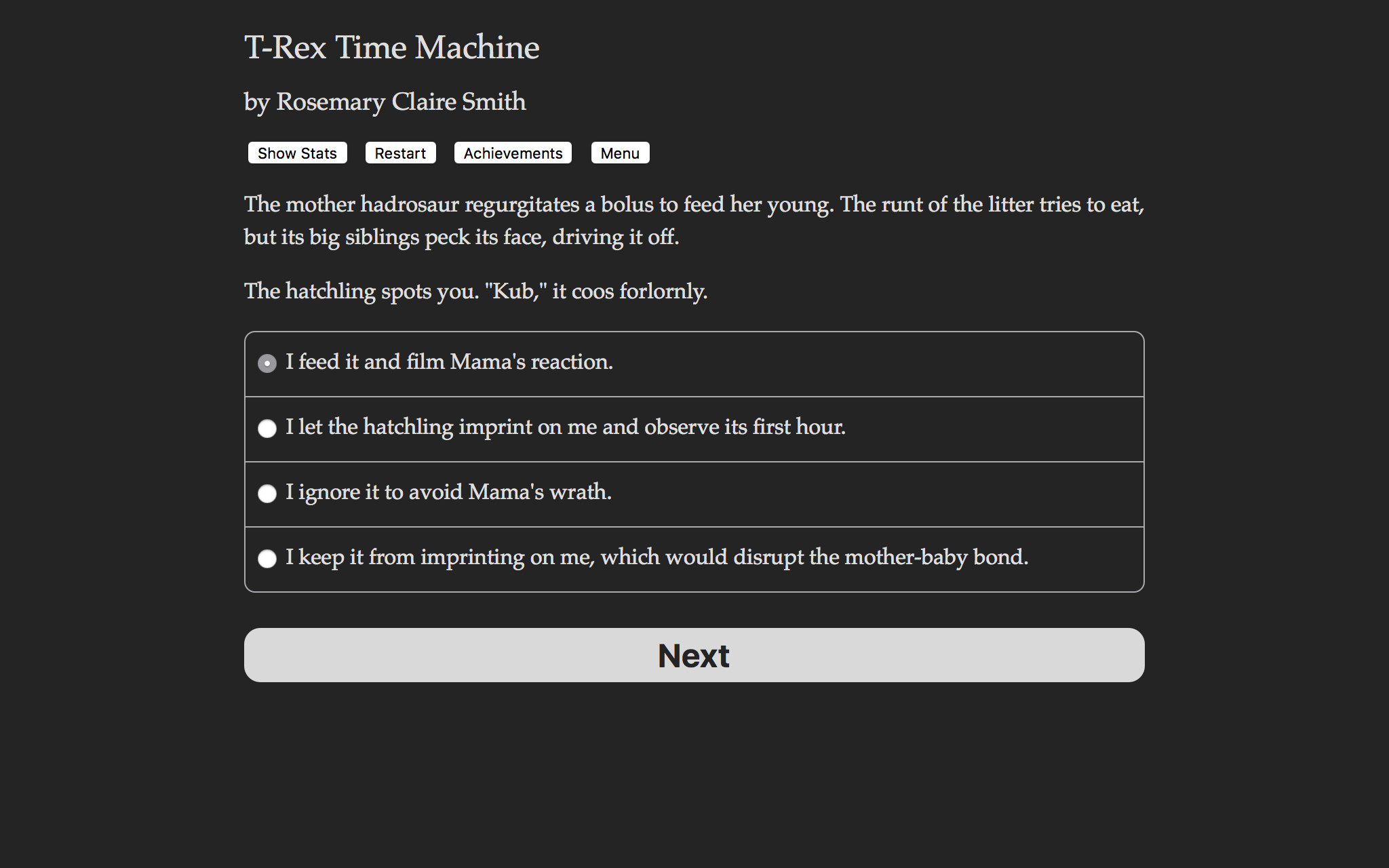 T-Rex Time Machine screenshot 2
