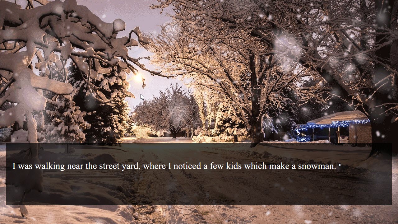 Christmas Tale - Visual Novel screenshot 4