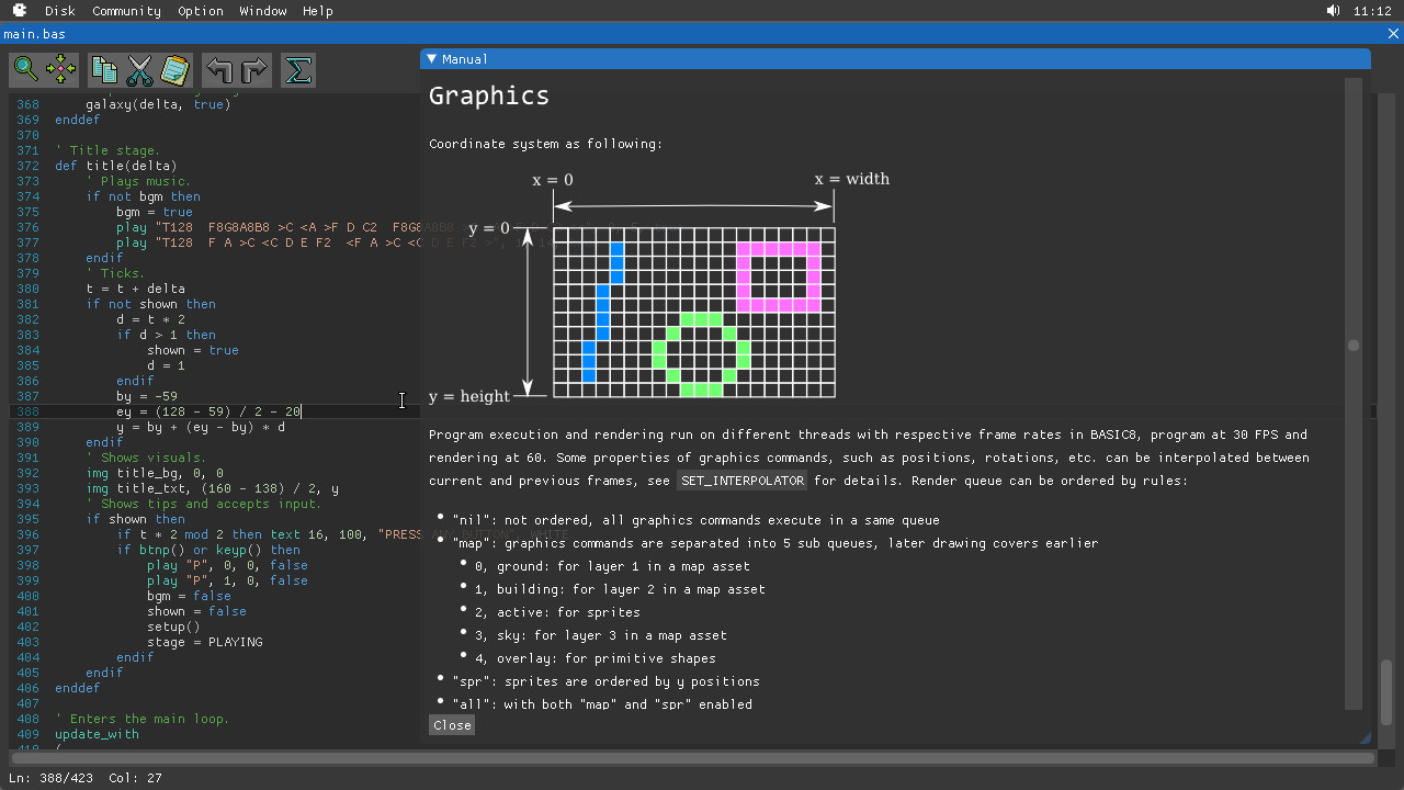 BASIC8 screenshot 2