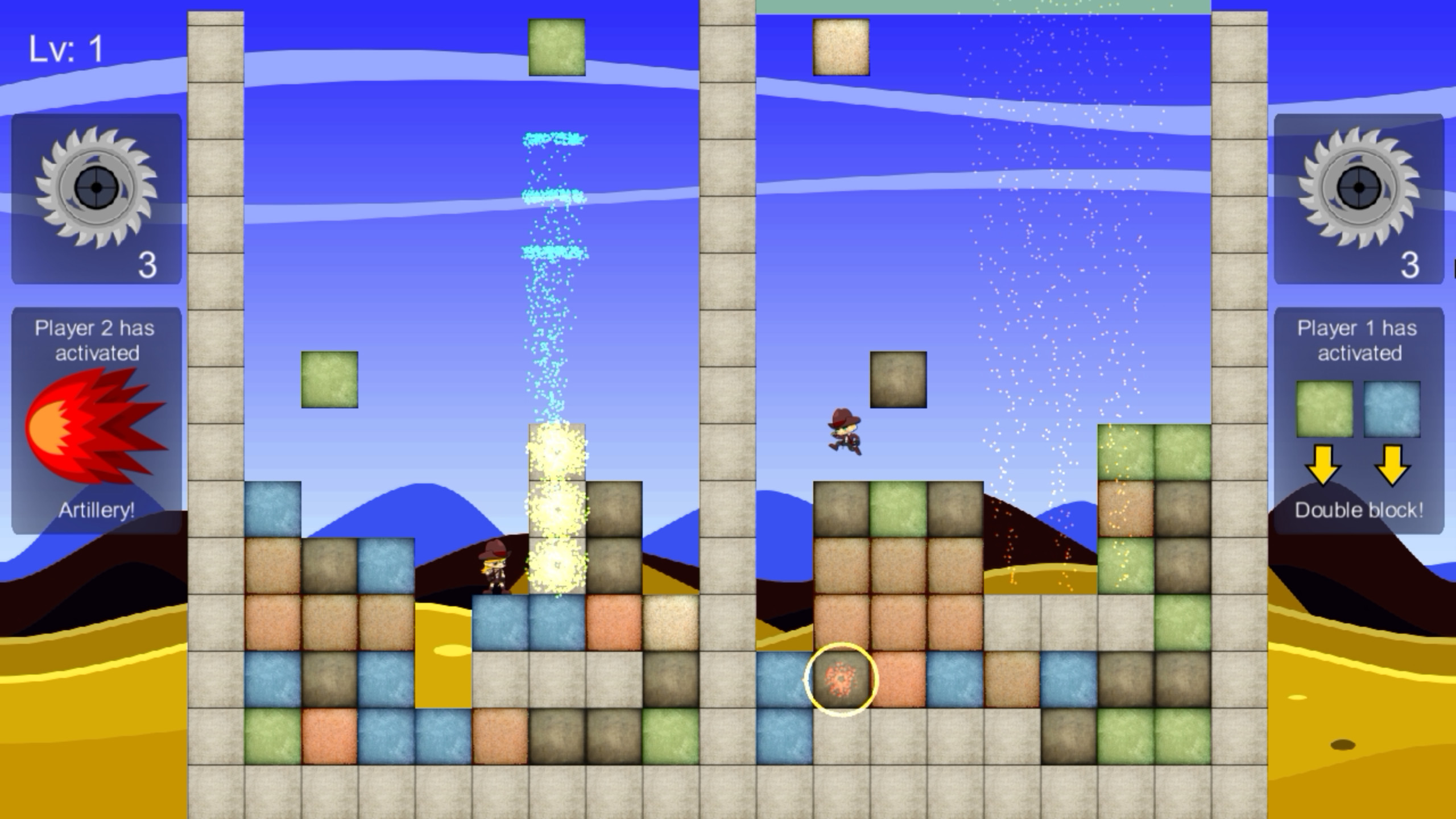 Raining blocks screenshot 3