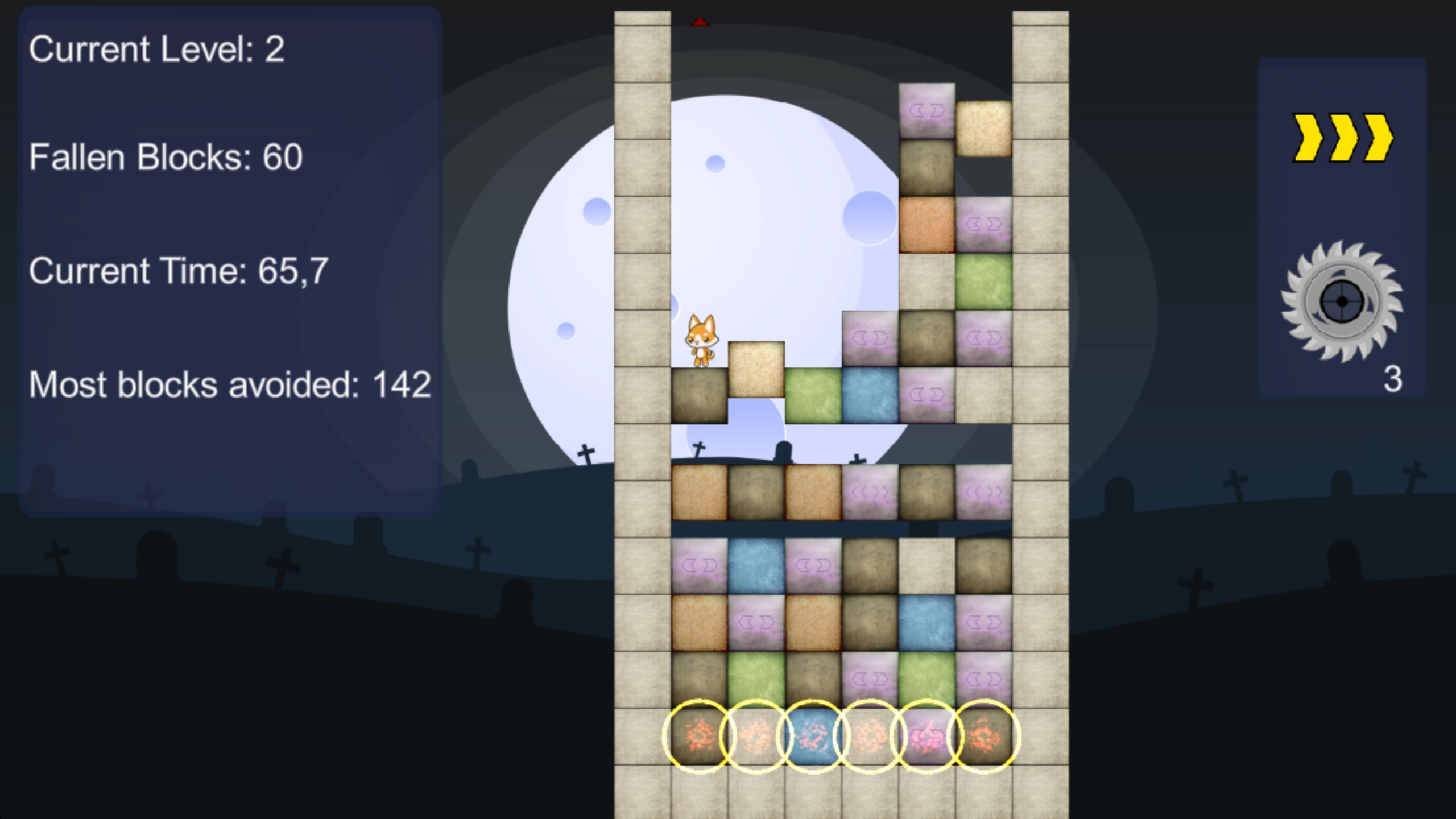 Raining blocks screenshot 5