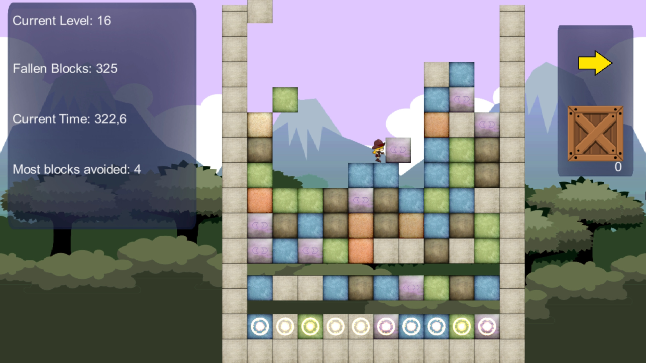 Raining blocks screenshot 4