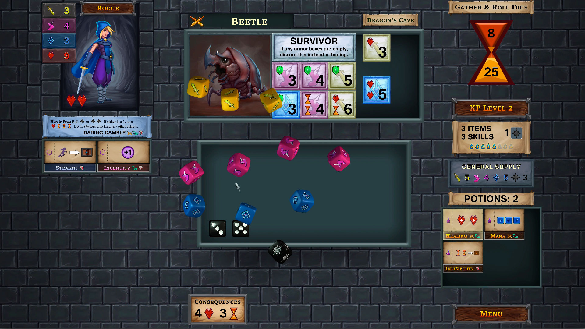 One Deck Dungeon screenshot 1