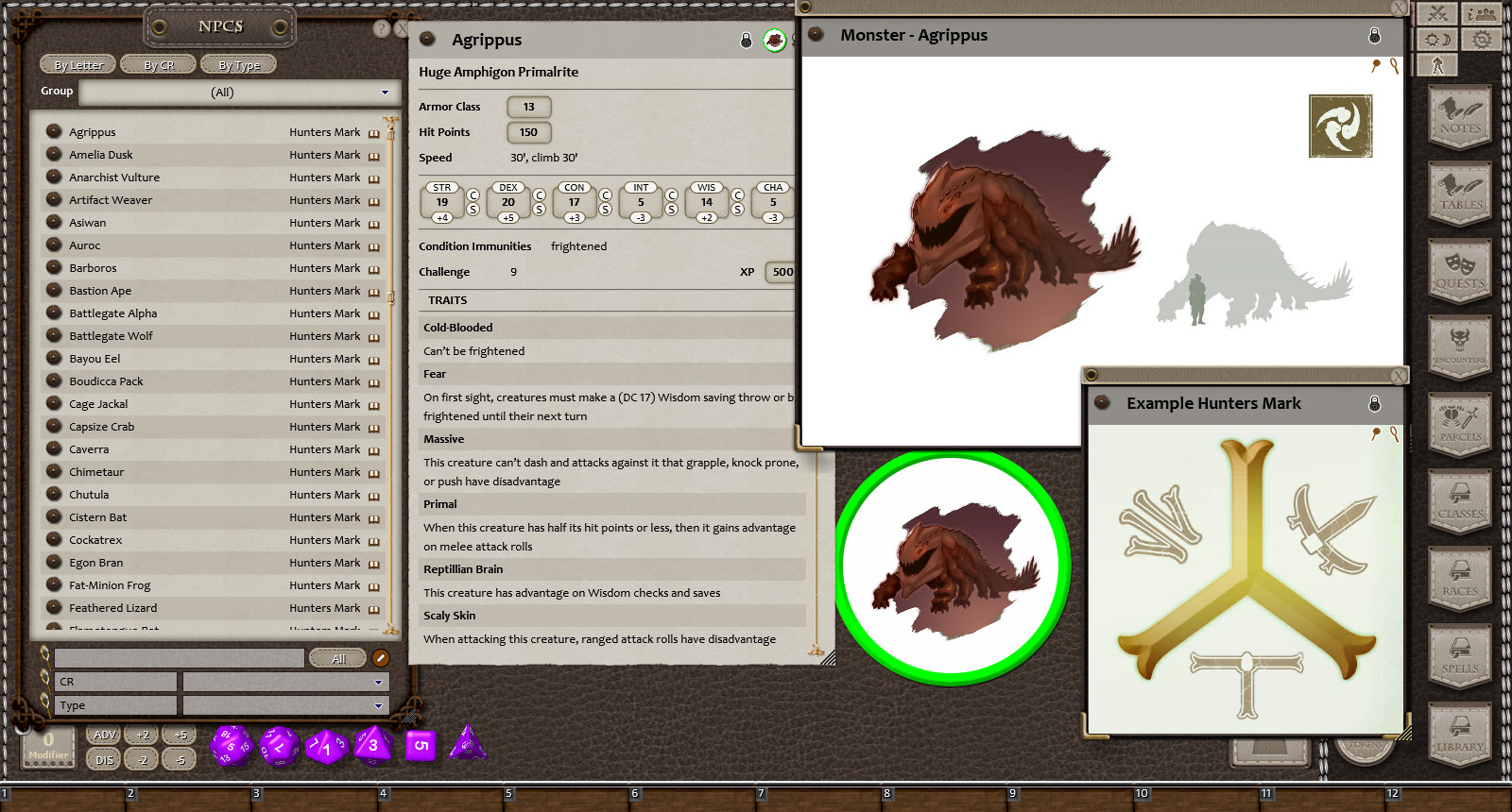 Fantasy Grounds - Hunter's Mark (5E) screenshot 1