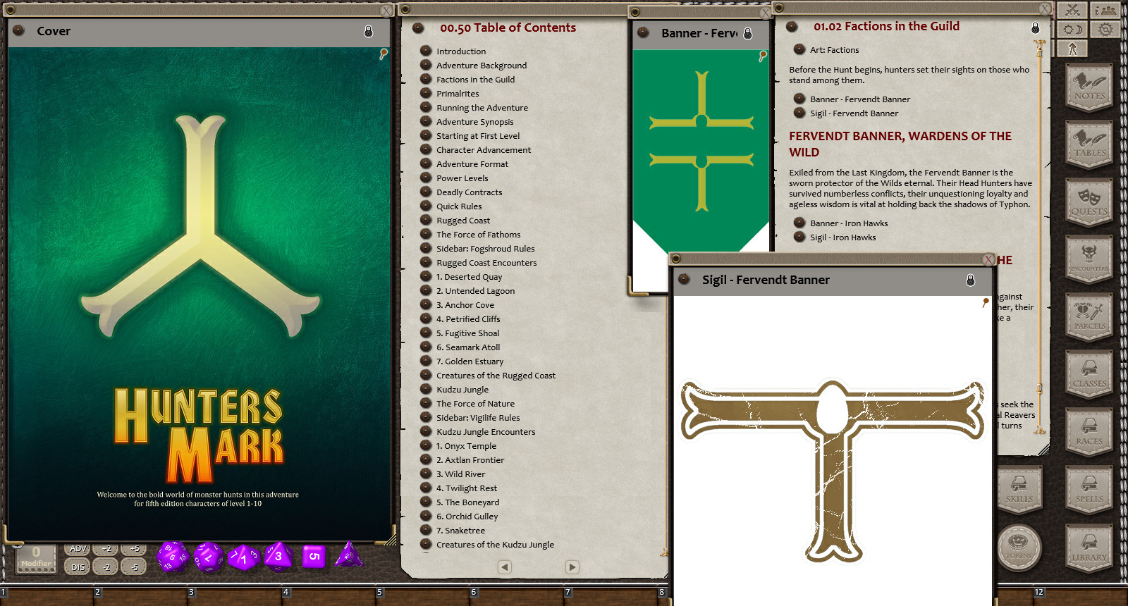 Fantasy Grounds - Hunter's Mark (5E) screenshot 2