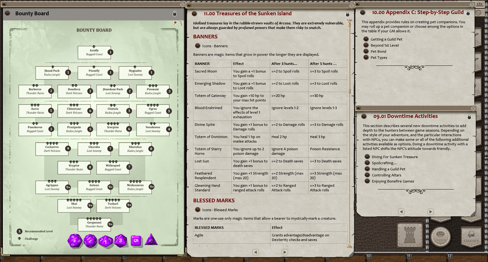 Fantasy Grounds - Hunter's Mark (5E) screenshot 3