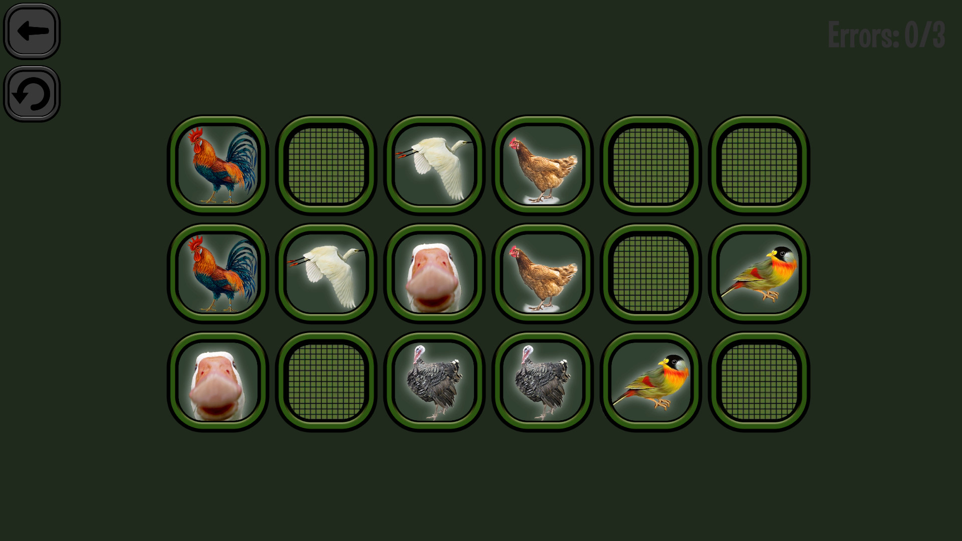Animals Memory: Birds screenshot 6