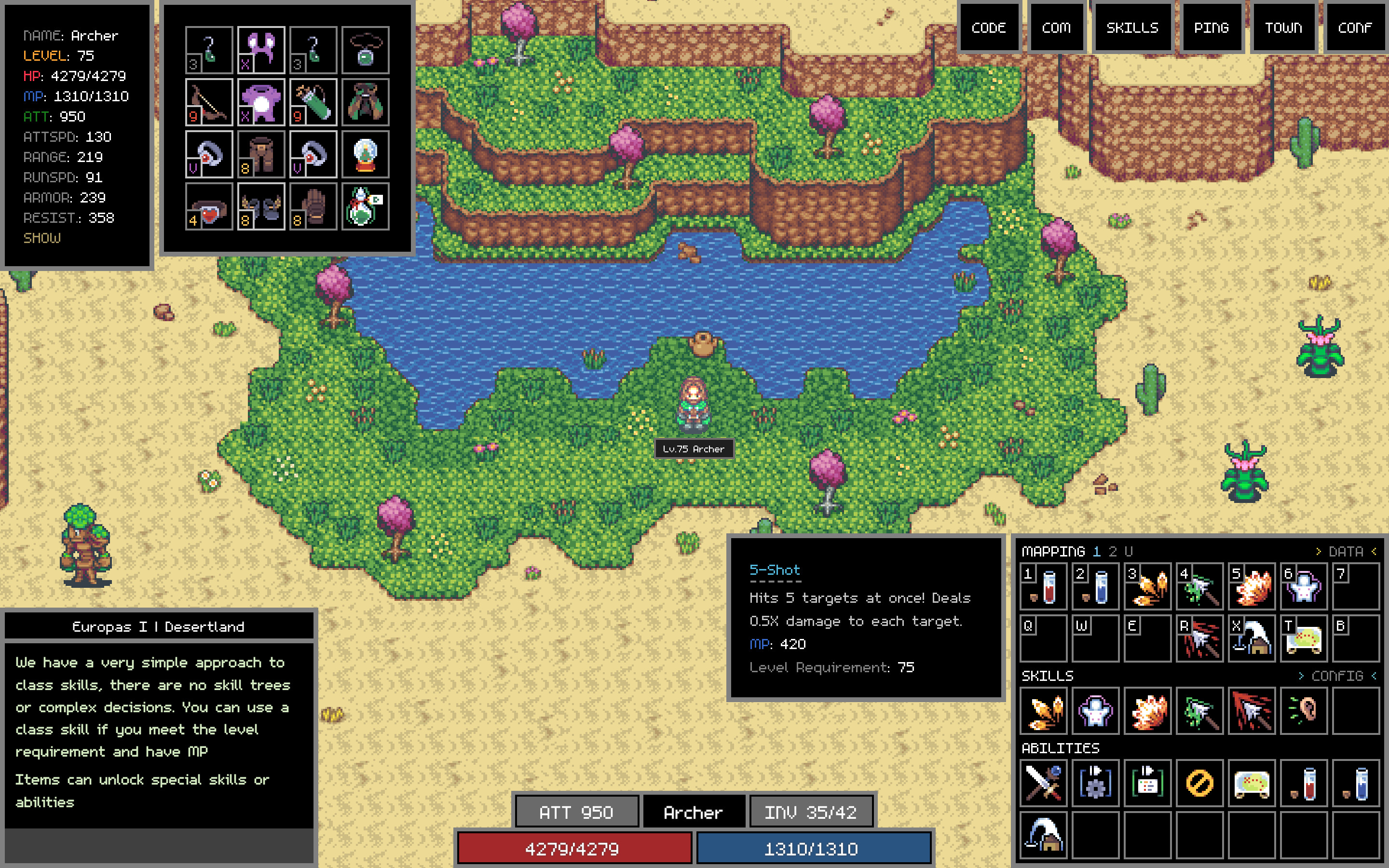 Adventure Land - The Code MMORPG screenshot 4