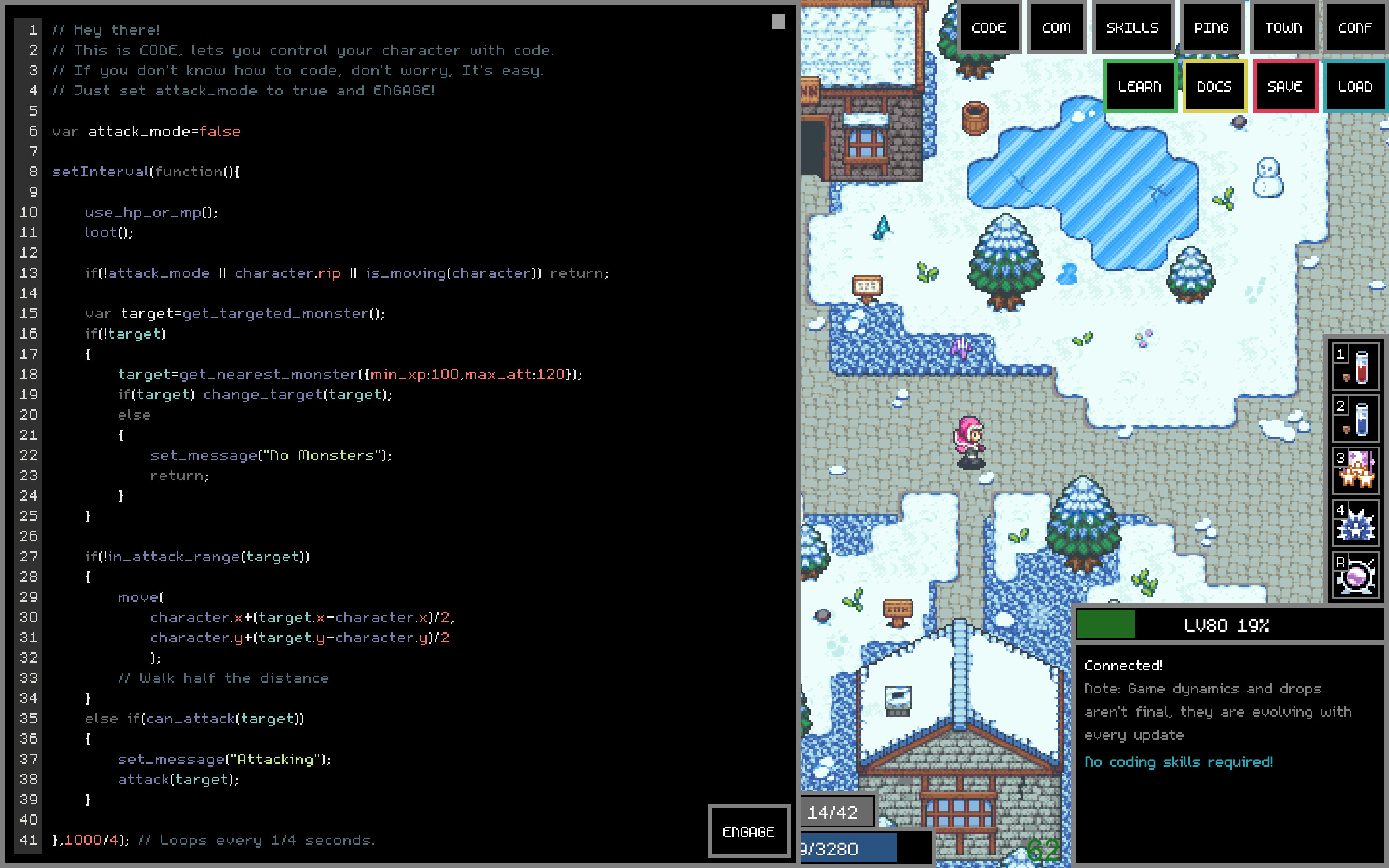 Adventure Land - The Code MMORPG screenshot 2