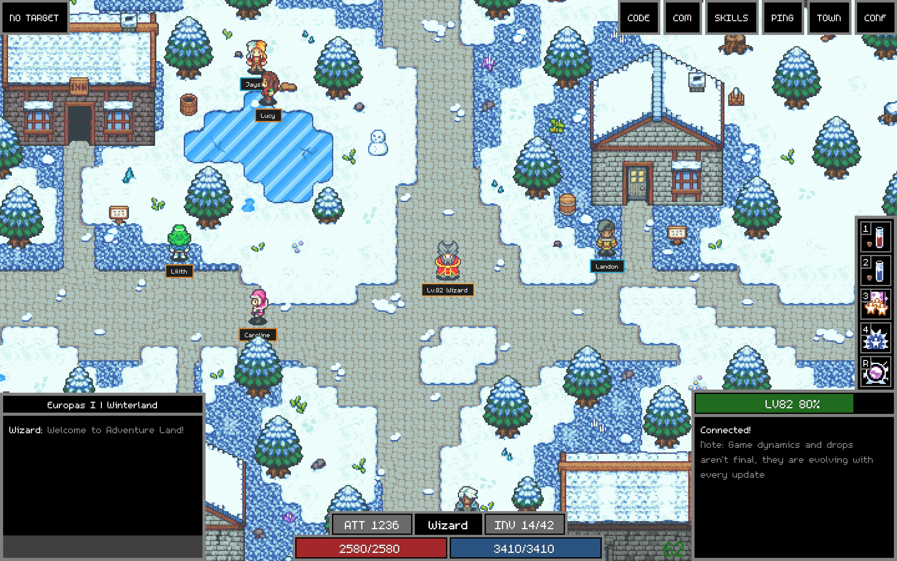 Adventure Land - The Code MMORPG screenshot 1