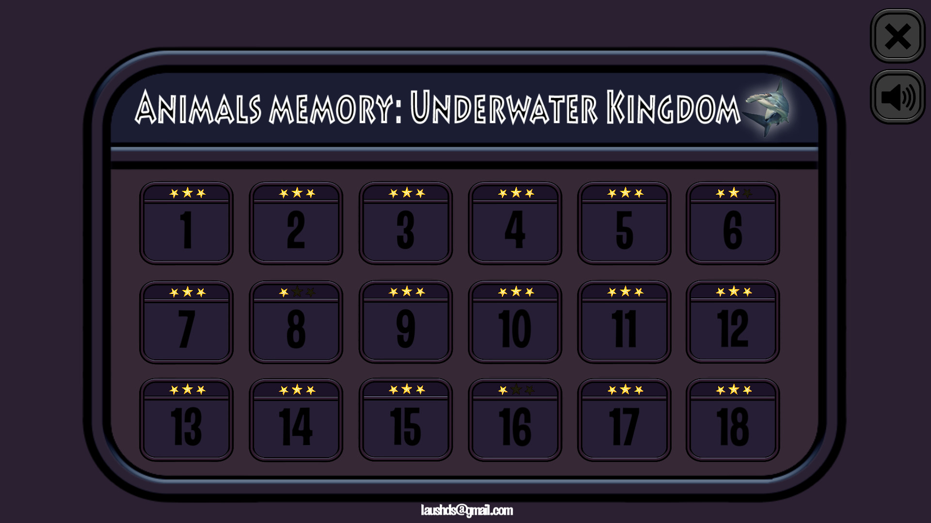 Animals Memory: Underwater Kingdom screenshot 2