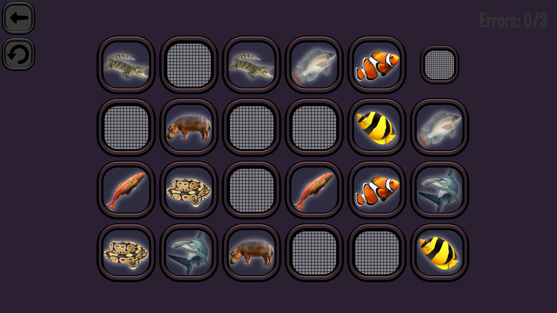 Animals Memory: Underwater Kingdom screenshot 1