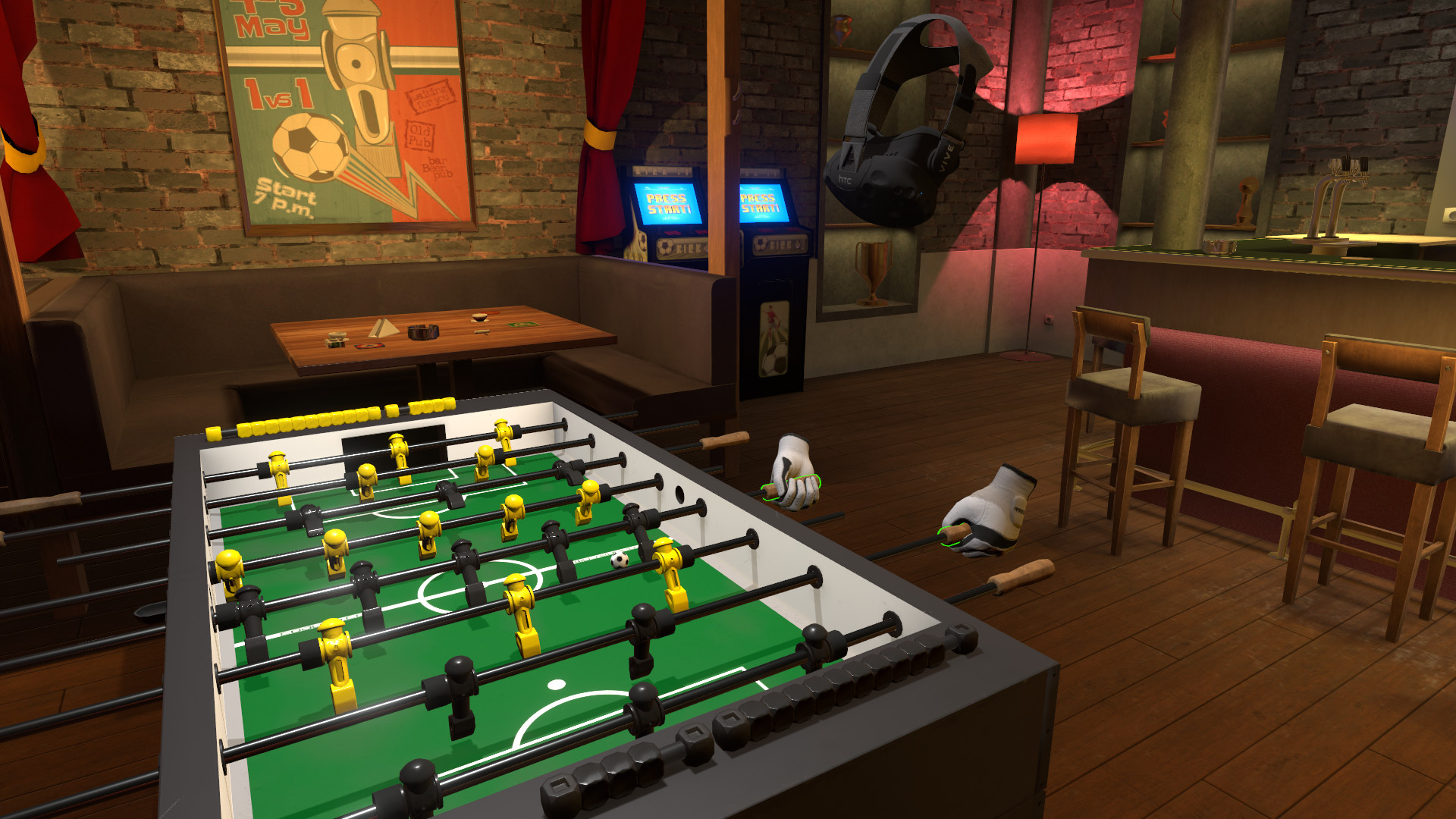 Foosball VR screenshot 1