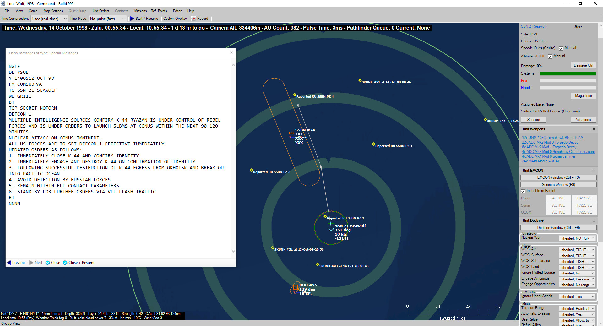 Command: The Silent Service screenshot 1