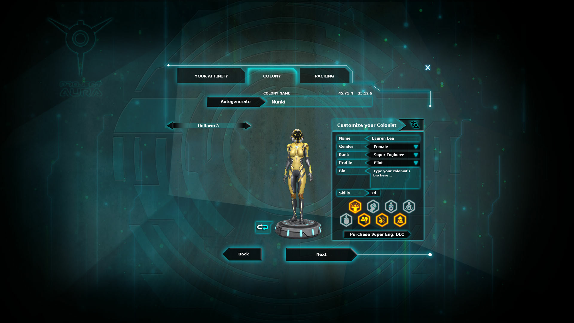 Project Aura - Super Engineer Colonist screenshot 5