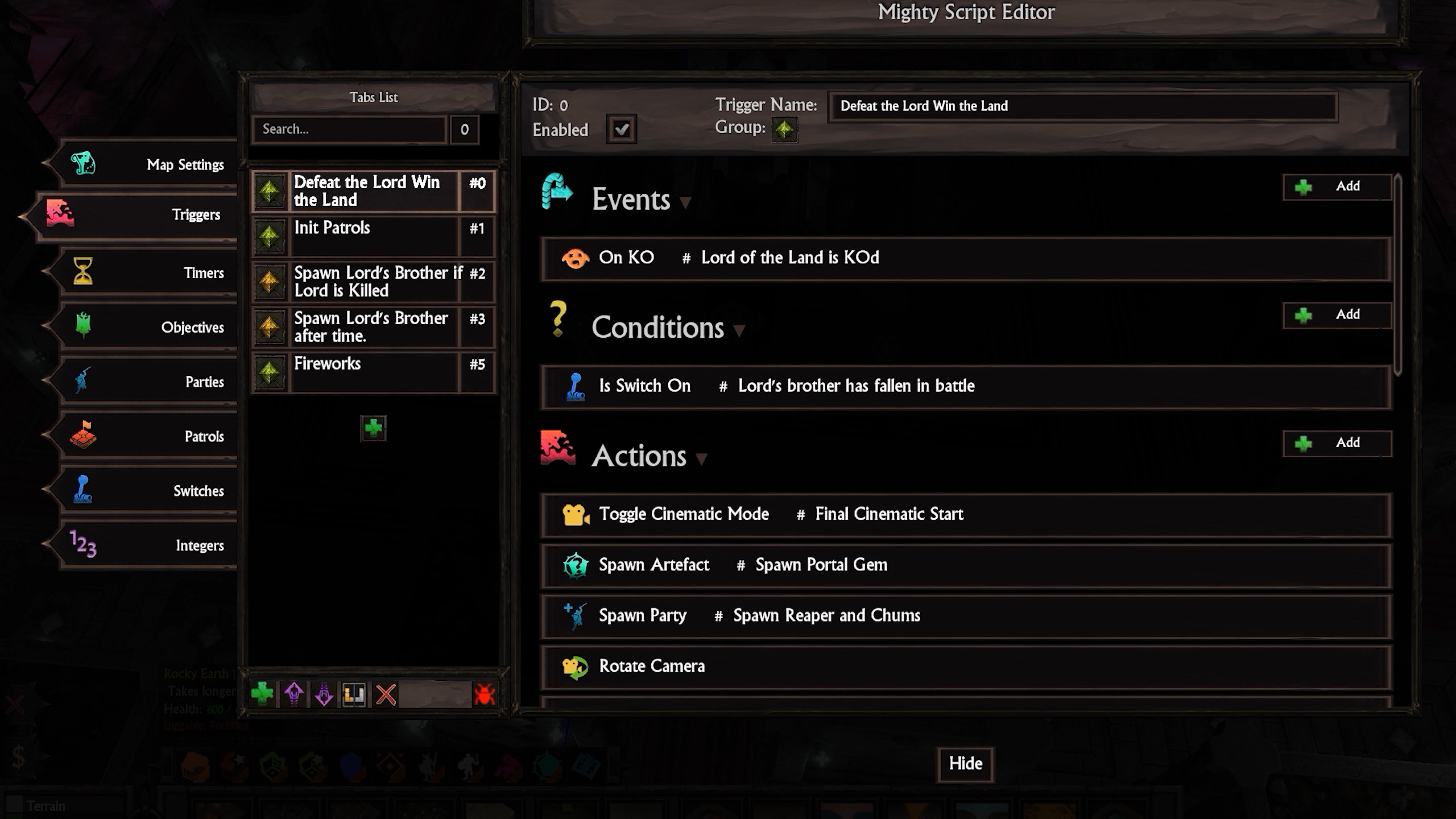 War for the Overworld - Map Editor screenshot 3