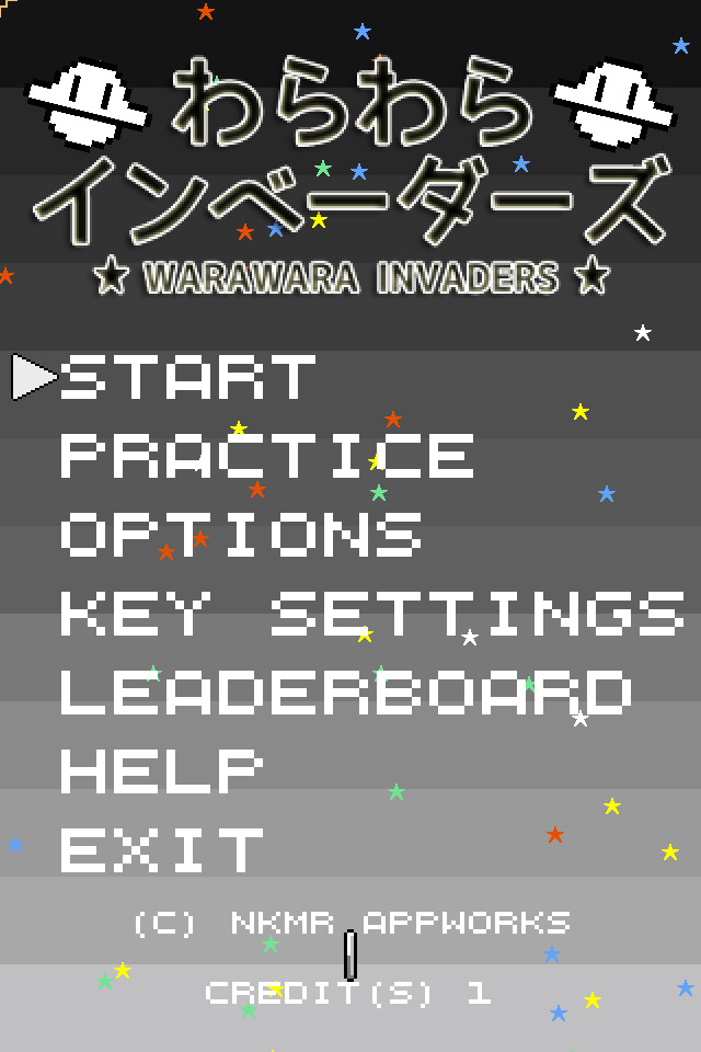 Warawara Invaders screenshot 1