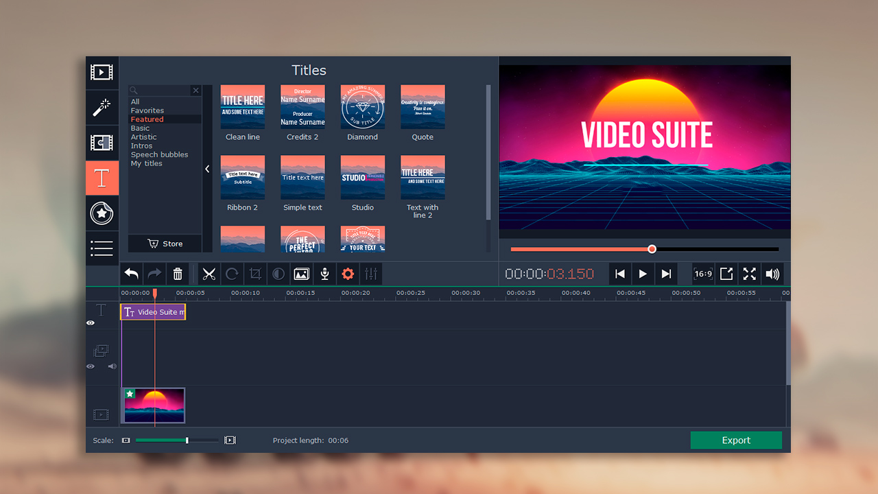 Movavi Video Suite 17 screenshot 2