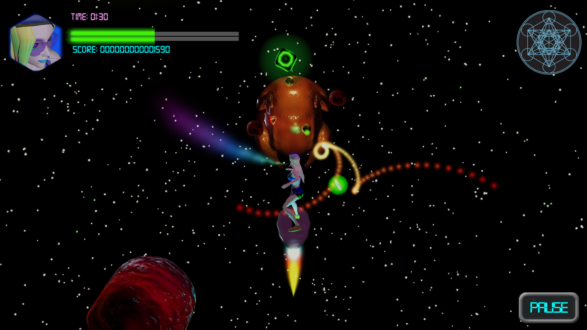 Neon Spaceboard screenshot 9