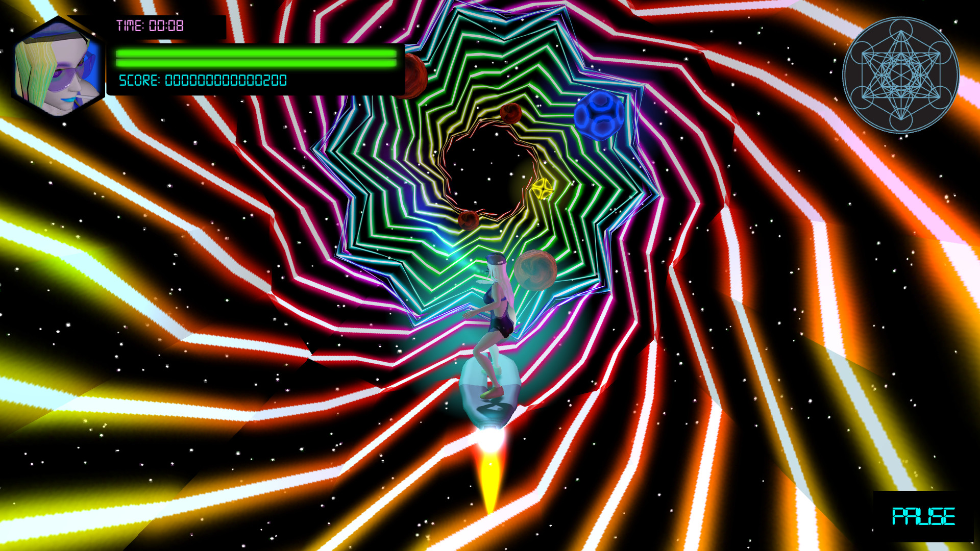 Neon Spaceboard screenshot 1