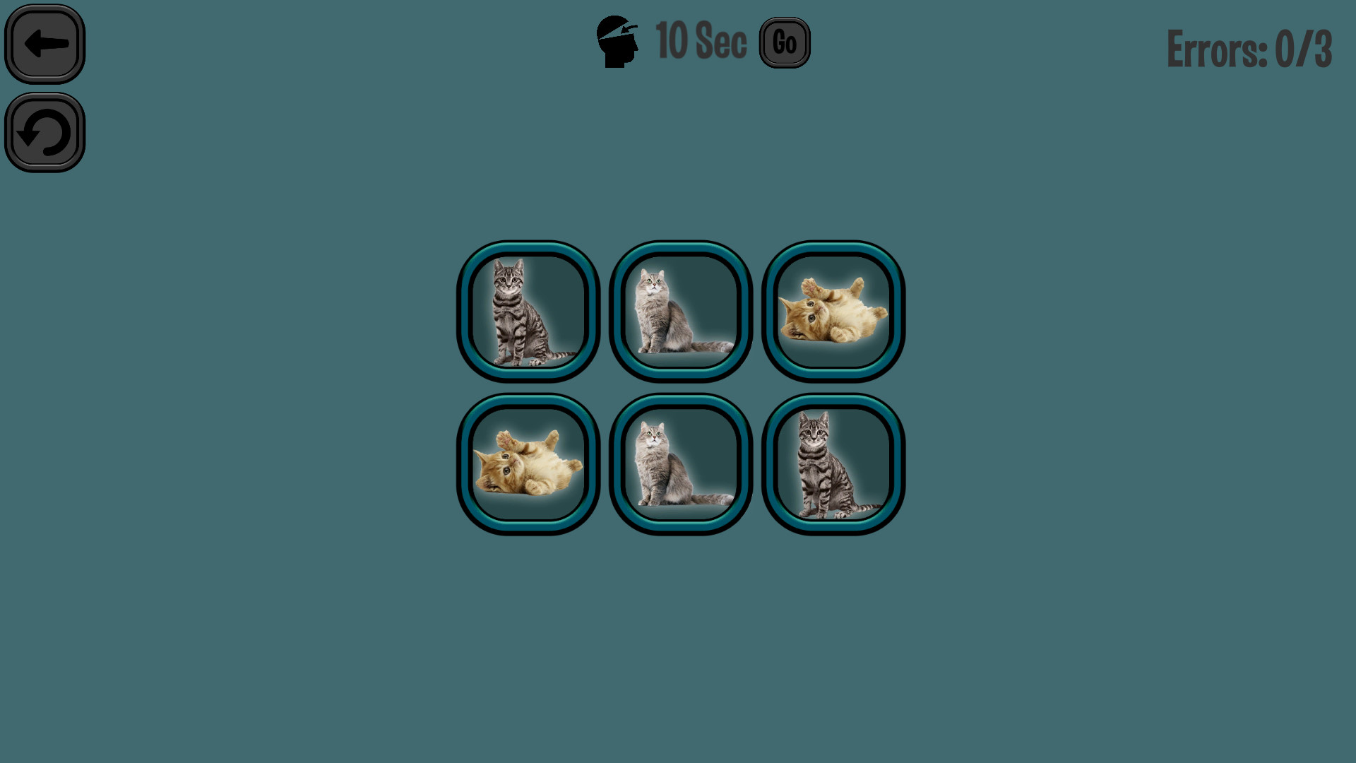 Animals Memory: Cats screenshot 2