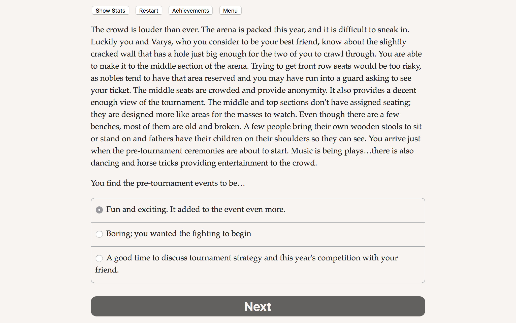 The Great Tournament screenshot 4