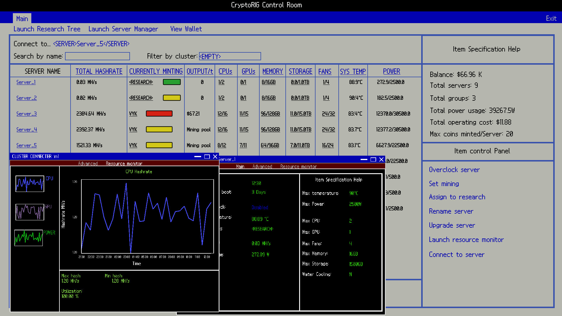 CryptoRIG screenshot 1