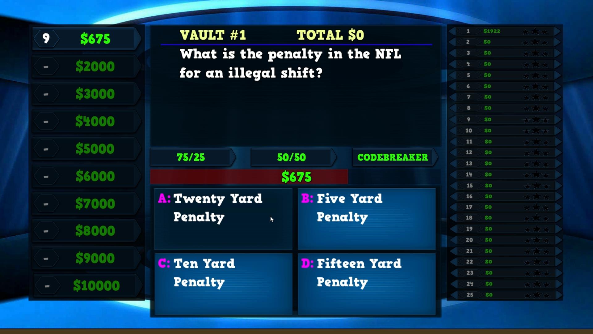 Trivia Vault Football Trivia screenshot 1
