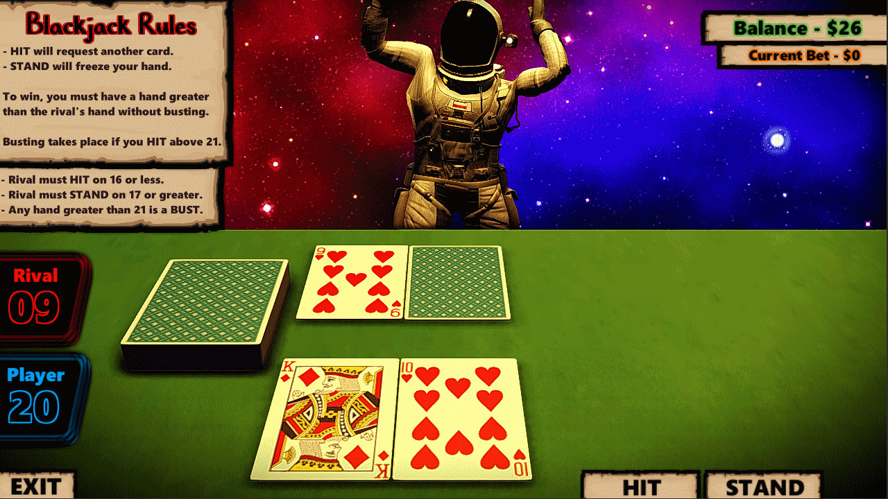 Blackjack In Space screenshot 1