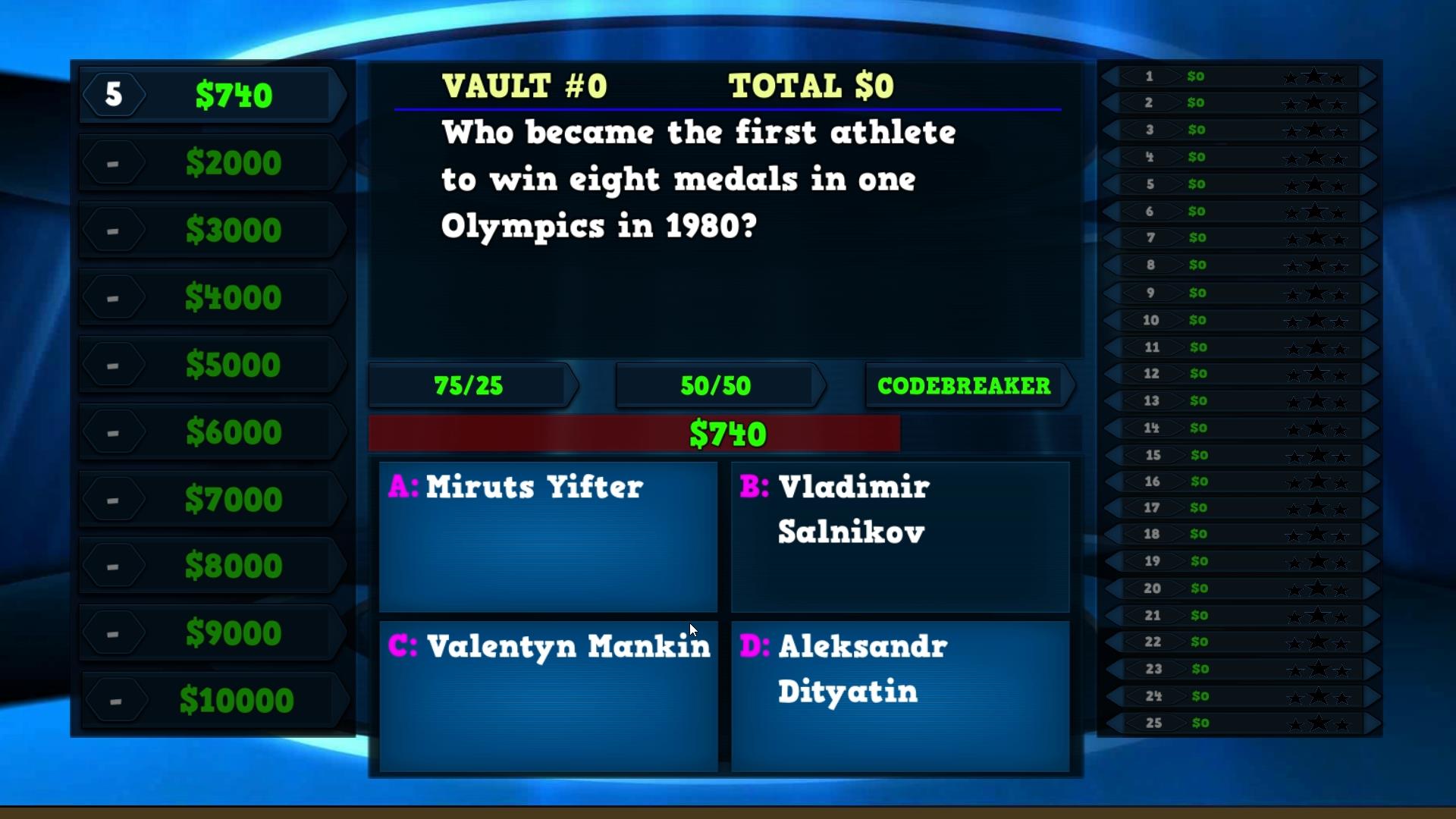 Trivia Vault Olympics Trivia screenshot 2