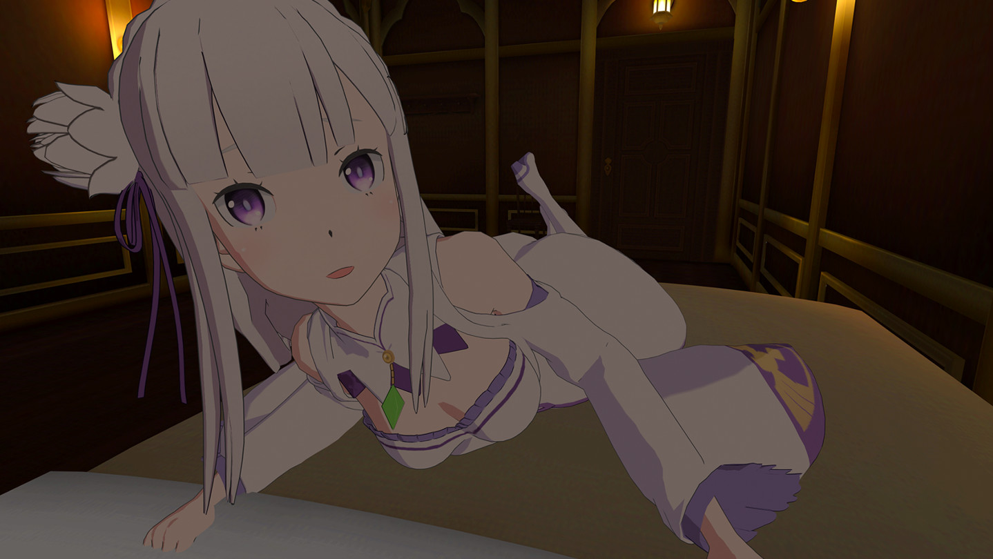 VRでエミリアと異世界生活-膝枕&添寝編 screenshot 5