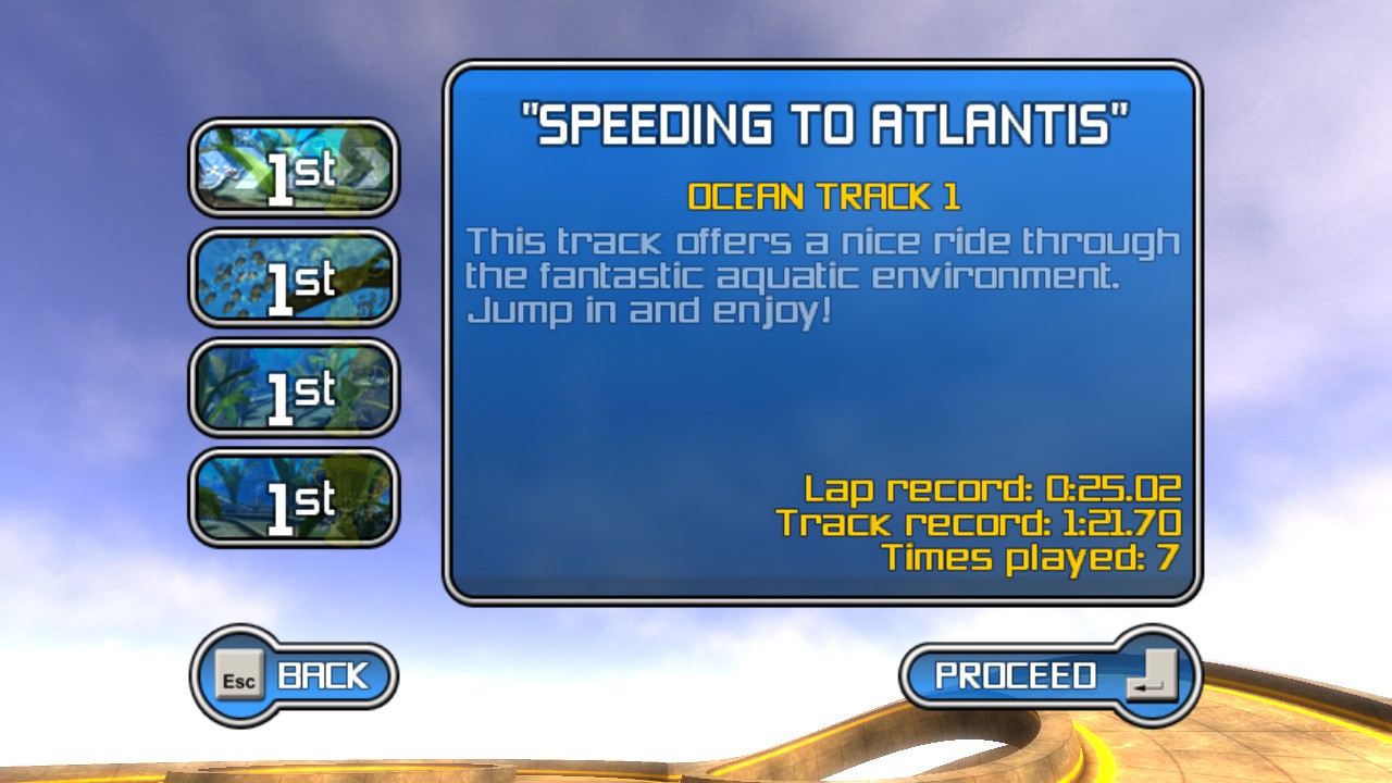Super Sonic Racer screenshot 1