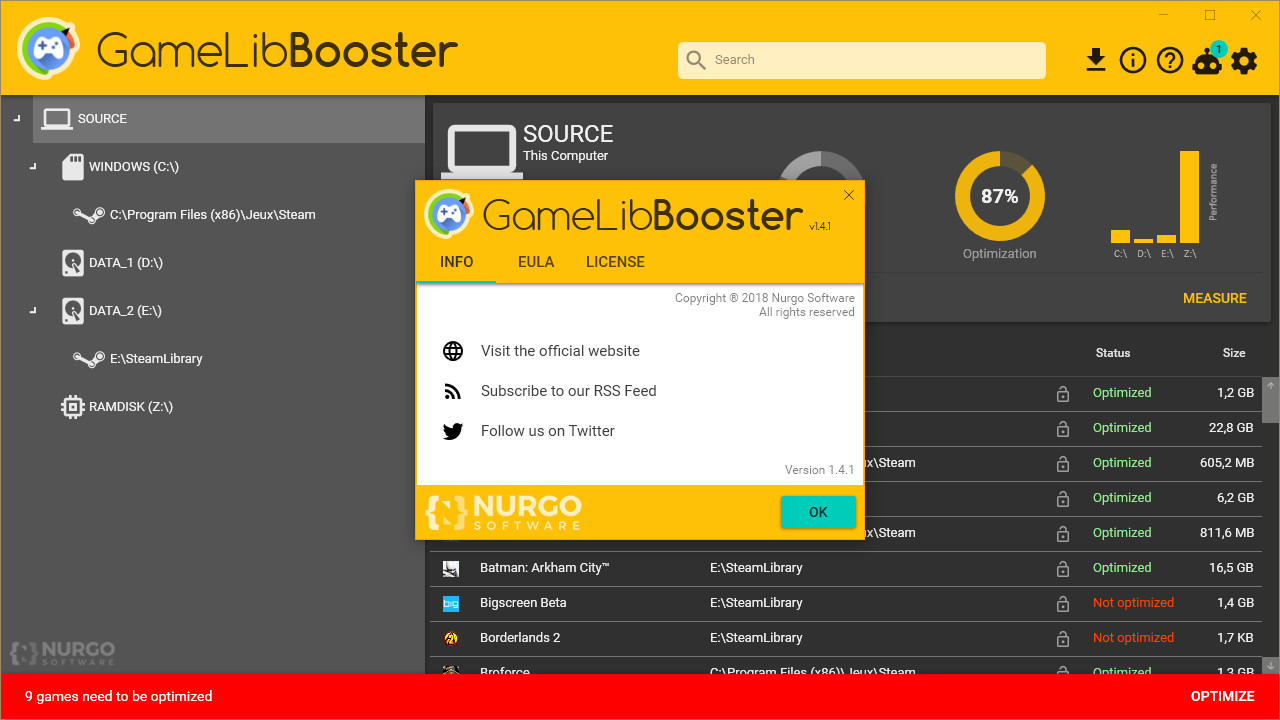 GameLibBooster screenshot 5