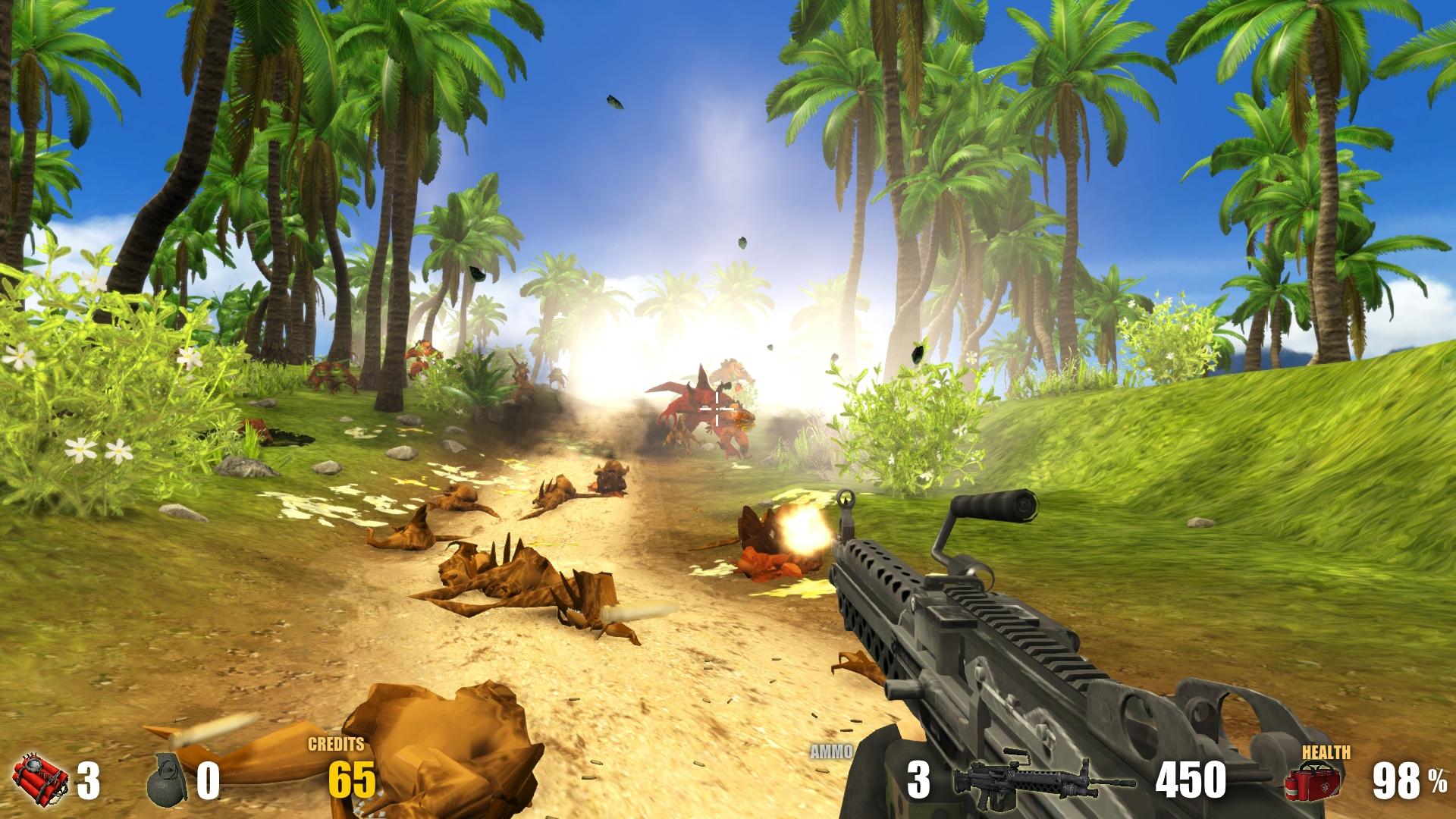 Action Alien: Tropical Mayhem screenshot 1