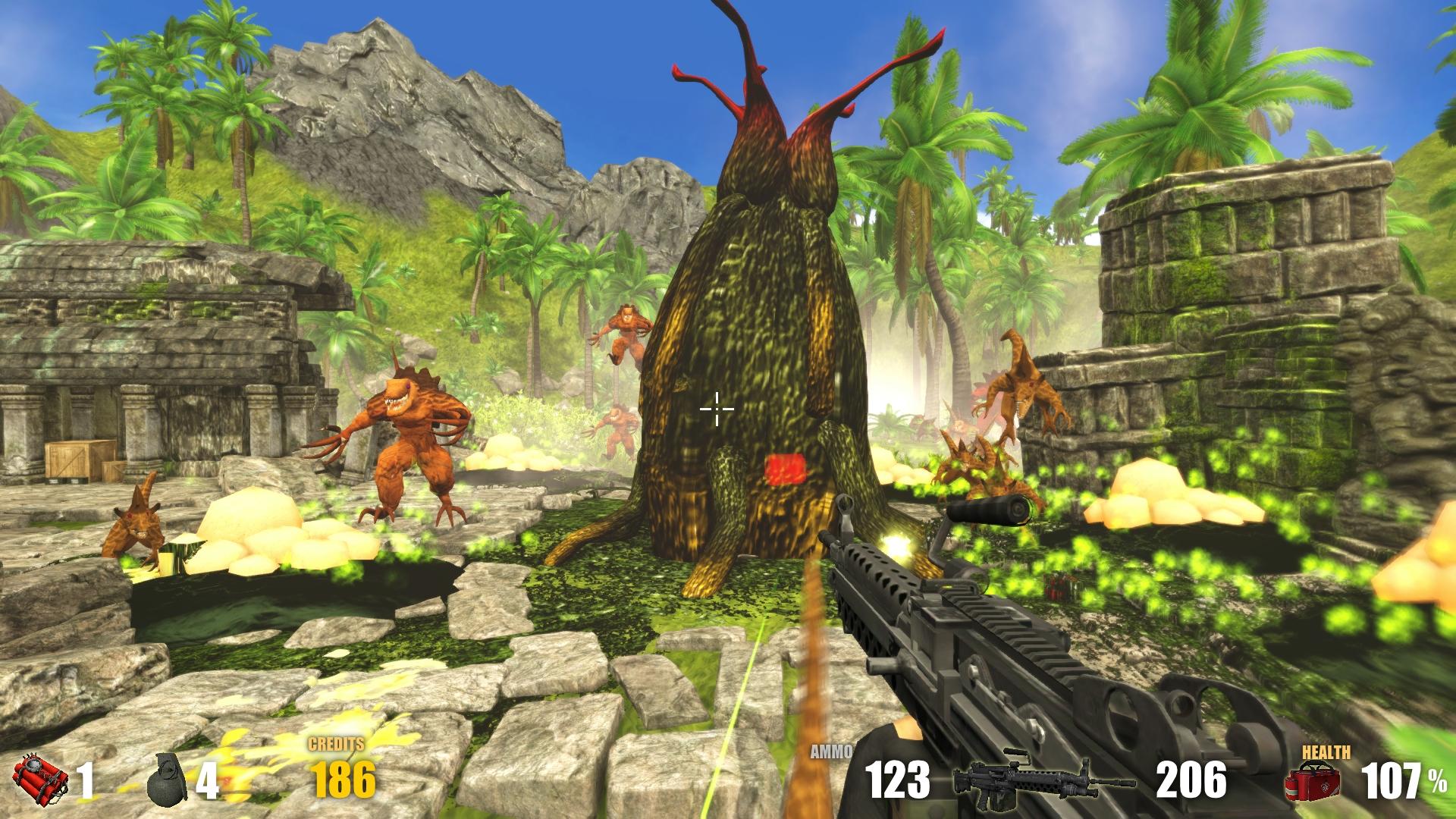Action Alien: Tropical Mayhem screenshot 2