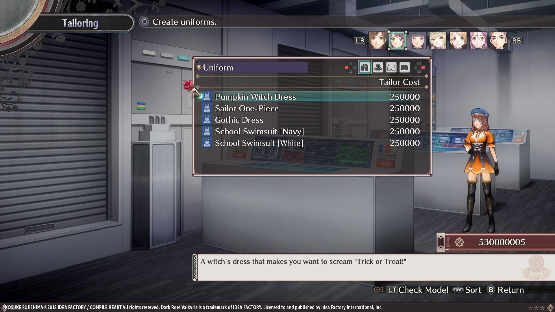 Dark Rose Valkyrie: Extra Costumes Set screenshot 2
