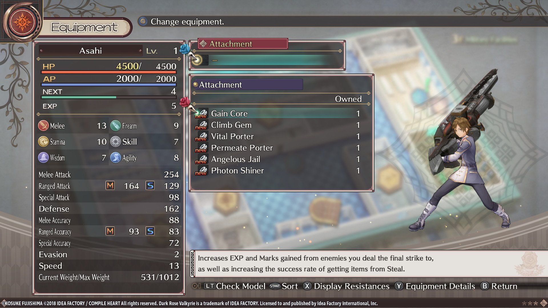 Dark Rose Valkyrie: Extra Equipment Set screenshot 3