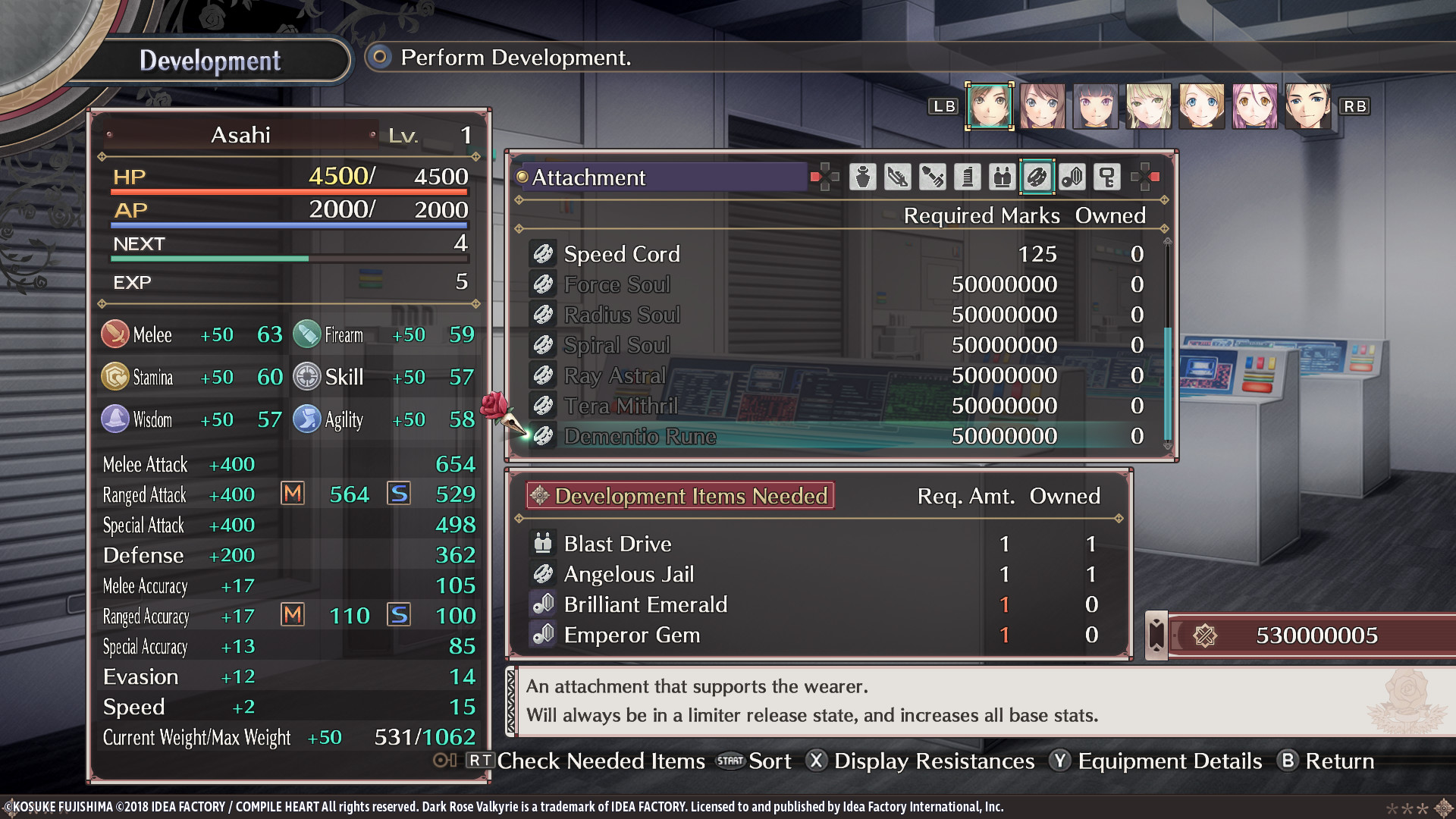 Dark Rose Valkyrie: Extra Equipment Set screenshot 4