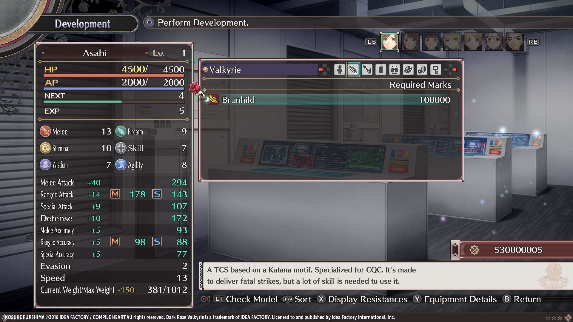Dark Rose Valkyrie: Extra Equipment Set screenshot 6